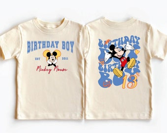 Disney Mickey Birthday Boy Shirt, Custom Birthday Boy Shirt, Disneyland Son Birthday Shirt, Disney Boy Birthday Tee, 2025 Family Tee