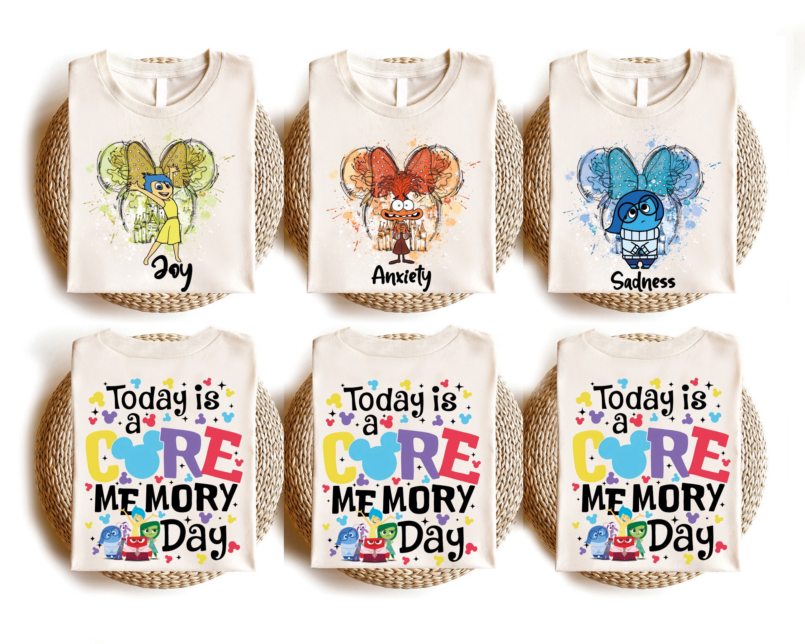 Disney Inside Out Shirt, Today Is A Core Memory Day T-Shirt, Pixar Inside Out Shirt, Disney Family Vacation 2025, Joy Sadness Anger Envy Tee