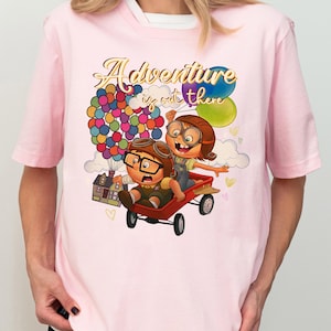 Disney Up Movie Shirt, Cute Carl Ellie Shirt, Adventure Is Out There Shirt, Pixar Matching Sweat, Up Movie Couple Tee, Balloon Adventure Tee