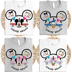 Disney Bound Shirt, Mickey Friends Plane Shirts, Disney Mickey Shirt, Disneyland Family Trip 2026 Shirt, WDW Disney Group Matching Tee