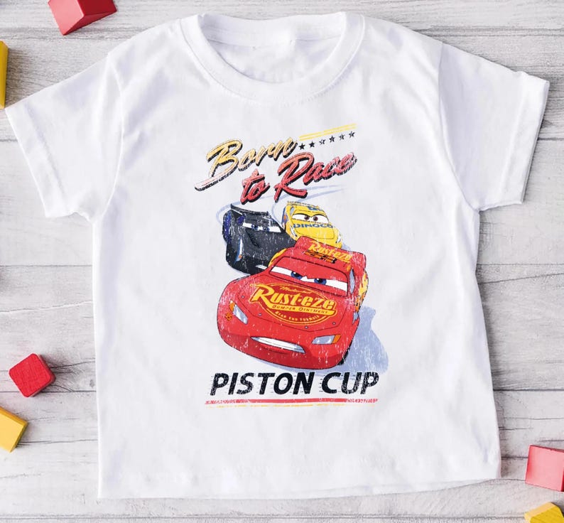 Pixar Cars Shirt, Born to Race Piston Cup T-shirt, Lightning McQueen Tee, Rusteze Cars Sweatshirt, Cars Land Crewneck, Radiator Springs Hoodie