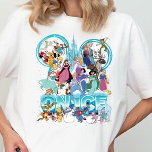 Magical On Ice Shirt, Princess Winter T-shirt, Mickey Ears Princess Tee, WDW Frozen Vacation Sweatshirt, Ice Fantasy Crewneck, Ice Lover Tee