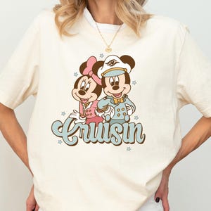 Cruisin Shirt, Mickey and Minnie Cruise Shirt, land Vacation Shirt,  Magical Cruisin Shirt,  Family Cruise Crew Tee