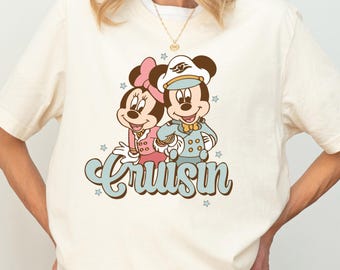 Disney Cruisin Shirt, Mickey and Minnie Cruise Shirt, Disneyland Vacation Shirt, Disney Magical Cruisin Shirt, Disney Family Cruise Crew Tee