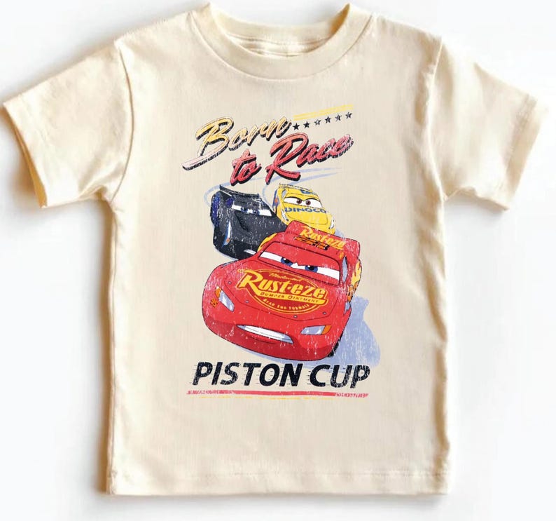 Disney Pixar Cars Shirt, Born to Race Piston Cup Shirt, Lightning McQueen Shirt, Rusteze Cars Shirt, Cars Land Shirt, Radiator Springs Shirt