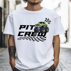 Pit Crew Racing Shirt, Birthday Party T-Shirt, Family Birthday Matching Shirt, Pit Crew Family Tees, Birthday Gift Shirt, Racing Flag Shirt