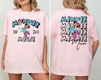 Disney Minnie Est 1924 Shirt, Disneyland Mädchen Reise Shirt, Disney Urlaub Shirt, Disney Familien Reise 2026 T-Shirt, Disney Magical Kingdom T-Shirt