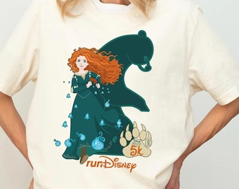 Princess Merida Half Marathon Weekend Shirt, Merida 5K Miles T-shirt, WDW Marathon Tee, Girl Runner Sweatshirt, Every Mile Is Magic Crewneck