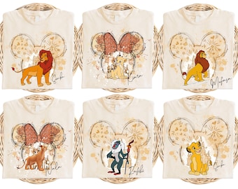 Disney König der Löwen Shirt, Hakuna Matata Shirt, Simba und Nala Shirt, Disney Wild Micky Kopf Shirt, Disney Safari Shirt, Animal Kingdom Shirt