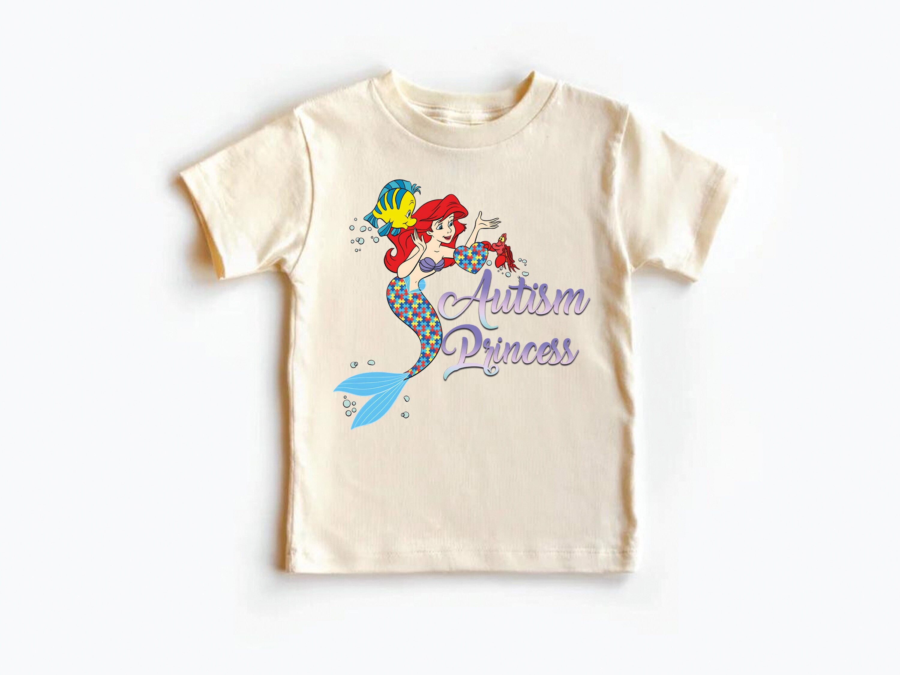 Disney Autism Shirt, Princess Ariel Autism Awareness Shirts, WDW Neurodiversity Family Shirt, Autism Support Matching Shirt, Autism Gift Tee