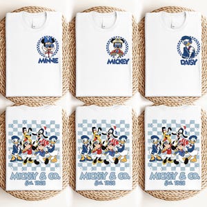Mickey & Co Cruise Matching Shirt, Disneyland Cruising T-Shirt, Retro Mickey Friends Shirt, WDW Trendy Group Shirts, Disney 2side Cruise Tee
