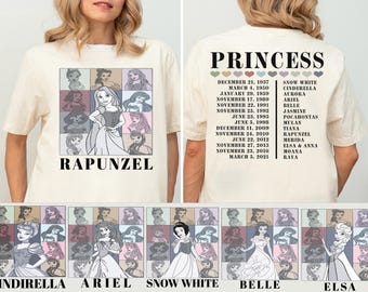 Disney Princess Vacation Shirt, Disneyland Girls Trip Shirt, Princess Elsa Anna Tee, Princess Belle Ariel Tee, Princess Rapunzel Aurora Tee