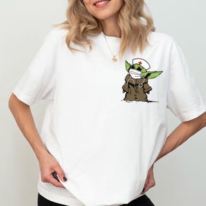 Nurse Shirt, Grogu Nurse T-shirt, Fan Nurse Tee, This is the Way Sweatshirt, Galaxy's Edge Crewneck, Hospital Staff Hoodie, Nurse Gift Women