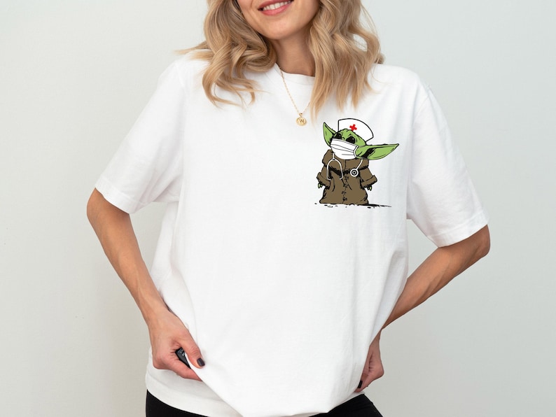 Nurse Shirt, Grogu Nurse T-shirt, Fan Nurse Tee, This is the Way Sweatshirt, Galaxy's Edge Crewneck, Hospital Staff Hoodie, Nurse Gift Women