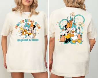 Minnie & Daisy Duck T-Shirt, Disney Mädchen Trip Shirt, Disneyland Besties Shirt, BTW Besties Abenteuer Shirt, Beste Freunde Sweatshirt