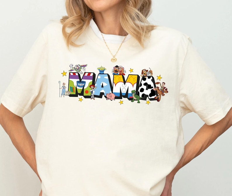 Toy Story Mama Shirt, Disney Buzz Lightyear Mother T-Shirt, New Mom Cowgirls Jessie Shirt, Disneyland Family Vacation Shirt