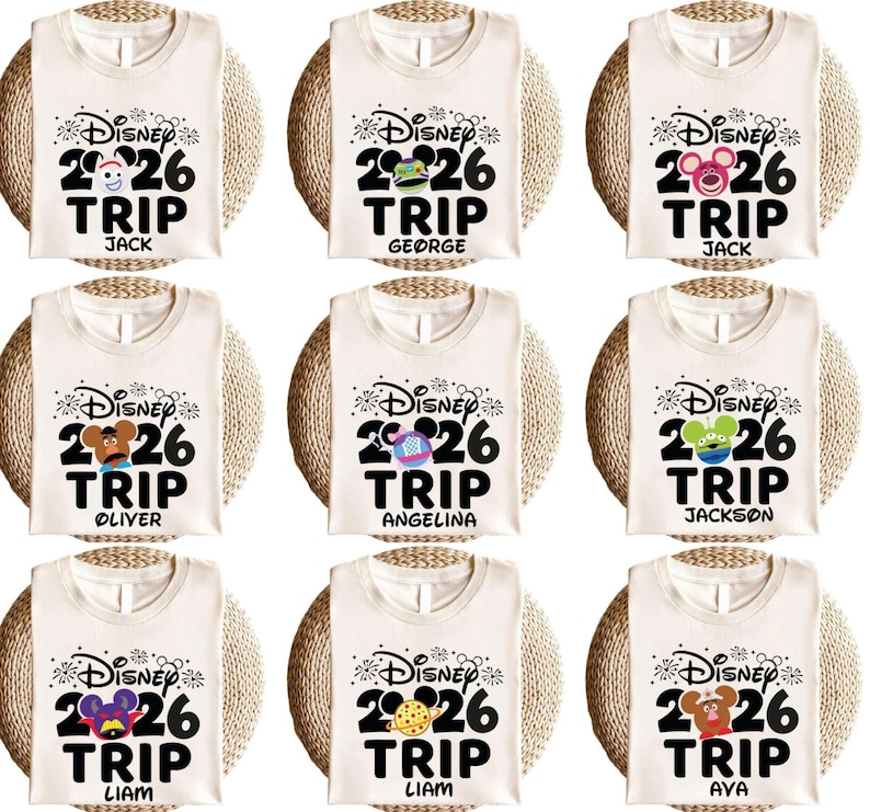 Disney Toy Story Shirt, Custom 2026 Trip Shirt, Disneyland Family Matching Shirt, Mickey Ears Toy Story Character Tee, Woody Gift Tee