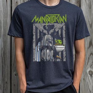 Mandalorian Baby Yoda Shirt, Disney Star Wars T-shirt, Retro Galaxy Tee, Vintage Space Warrior Sweatshirt, WDW Disneyland Vacation Crewneck