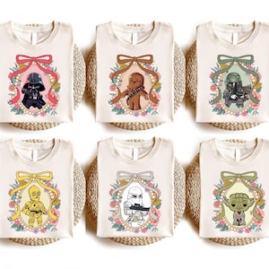 Star Wars Coquette Shirt, Disney Darth Vader Shirt, Boba Fett And Chewbacca Shirt, Stormtrooper Shirt, Star Wars Matching Tee, Space Fan Tee