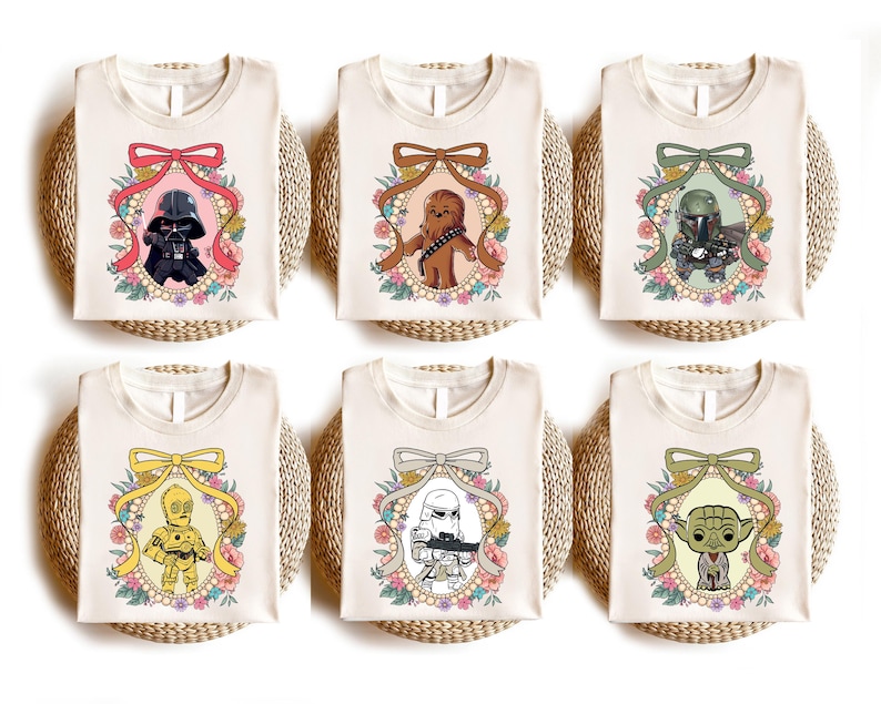 Star Wars Coquette Shirt, Disney Darth Vader Shirt, Boba Fett And Chewbacca Shirt, Stormtrooper Shirt, Star Wars Matching Tee, Space Fan Tee