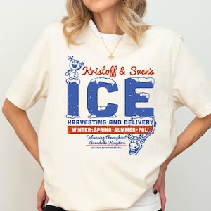 Frozen Kristoff Sven's Ice Shirt, Olaf Arendelle Kingdom Shirt, Harvesting And Delivery Tee, Frozen Trip Sweatshirt, Ice Harvesting Co Hoodie