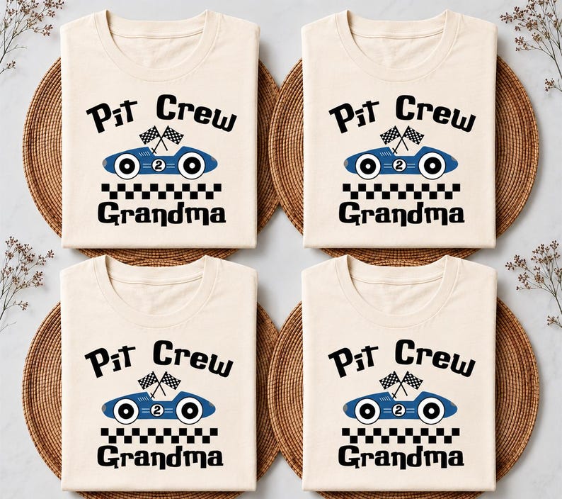 Two Fast Pit Crew Birthday Shirt, Car Race Birthday T-shirt, Two Fast 2nd Birthday Tee, Birthday Boy Sweatshirt, Family First Birthday Party Gift