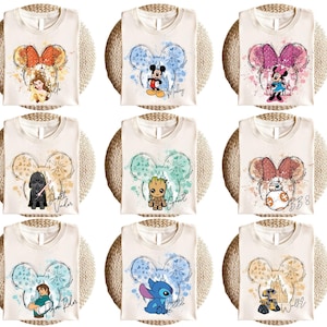 Disney All Characters Shirt, Mickey Friends T-shirt, Disneyland Vacation Tee, Princess Sweatshirt, Disneyworld Family Matching Hoodie