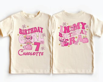 Angel Birthday Girl Shirt, Custom  In My Birthday Era Shirt, land Kids Birthday Party Shirt, 2025 Birthday Vacation Tee