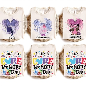 Inside Out Shirt, Today Is A Core Memory Day T-shirt, Pixar Inside Out Tee, Family Vacation 2026 Sweatshirt, Joy Sadness Anger Envy Hoodie