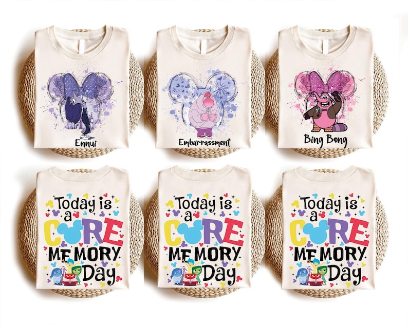 Inside Out Shirt, Today Is A Core Memory Day T-shirt, Pixar Inside Out Tee, Family Vacation 2026 Sweatshirt, Joy Sadness Anger Envy Hoodie
