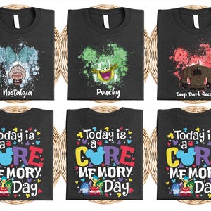 Disney Inside Out Shirt, Today Is A Core Memory Day T-Shirt, Pixar Inside Out Shirt, Disney Family Vacation 2025, Joy Sadness Anger Envy Tee