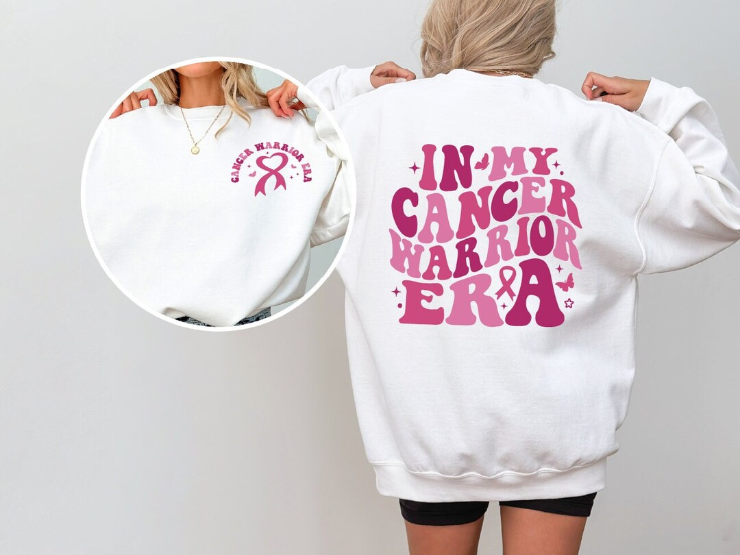 In My Cancer Warrior Era Shirt, Pink Ribbon Cancer Shirt, Awareness ...