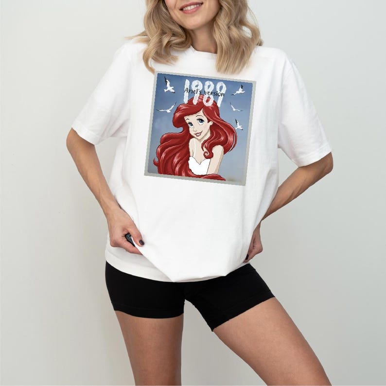 Disney 1989 Ariel Version Shirt, Princess Tour Shirt, Little Mermaid Shirt, Disneyland Girls Trip Tee, Retro WDW Disney Princess Shirt