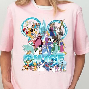 Magical On Ice Shirt, Princess Winter T-shirt, Mickey Ears Princess Tee, WDW Frozen Vacation Sweatshirt, Ice Fantasy Crewneck, Ice Lover Tee