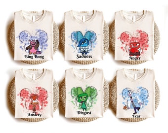 Disney Inside Out Shirt, Disneyland Pixar T-Shirt, Today Is A Core Memory Day Shirt, Disney Family Vacation 2025, Joy Sadness Anger Envy Tee