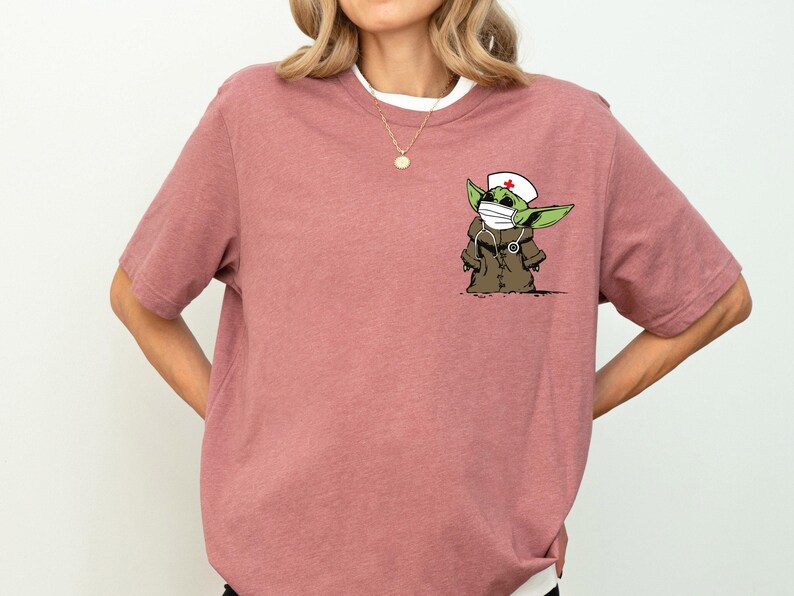 Nurse Shirt, Grogu Nurse T-shirt, Fan Nurse Tee, This is the Way Sweatshirt, Galaxy's Edge Crewneck, Hospital Staff Hoodie, Nurse Gift Women