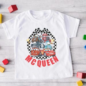 Toddler Lightening McQueen Shirt, Kids Race Car Birthday T-shirt, Tow Mater Tee, Kids Cars Sweatshirt, land Family Vacation Crewneck
