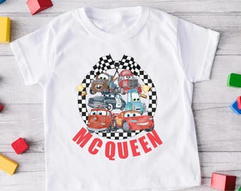 Toddler Lightening McQueen Shirt, Kids Race Car Birthday T-shirt, Tow Mater Tee, Kids Cars Sweatshirt, land Family Vacation Crewneck