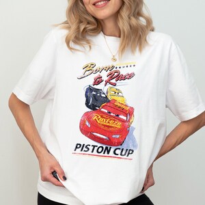 Pixar Cars Shirt, Born to Race Piston Cup T-shirt, Lightning McQueen Tee, Rusteze Cars Sweatshirt, Cars Land Crewneck, Radiator Springs Hoodie