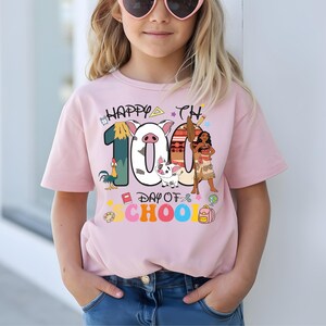 Princess 100 Days Of School Shirt, Matching Classroom T-shirt, Elementary School Sweatshirt, Cinderella Belle Moana School Crewneck