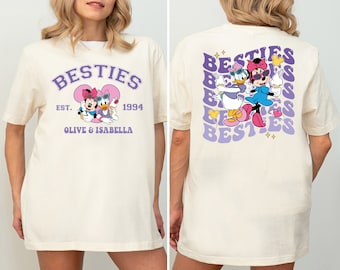 Minnie & Daisy Besties Shirt,  Girls Trip Custom Shirt, Best Minnie Shirt, Matching Best Friend Shirt, land WDW Trip 2026 Shirt