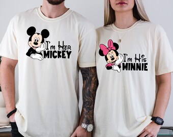 Shirt Mickey en Minnie, zijn Minnie Her Mickey bijpassende shirt, shirt voor landparen, shirt familievakantie, shirt vrouw man