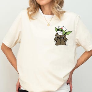 Nurse Shirt, Grogu Nurse T-shirt, Fan Nurse Tee, This is the Way Sweatshirt, Galaxy's Edge Crewneck, Hospital Staff Hoodie, Nurse Gift Women