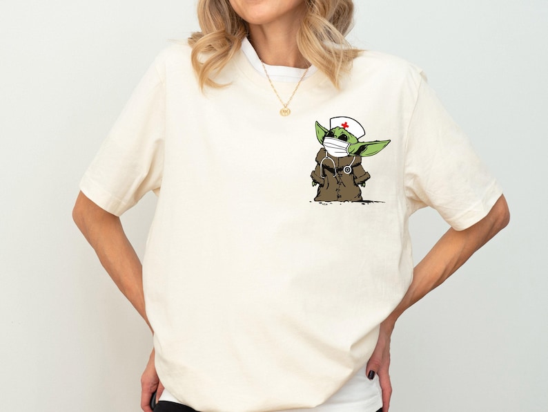 Nurse Shirt, Grogu Nurse T-shirt, Fan Nurse Tee, This is the Way Sweatshirt, Galaxy's Edge Crewneck, Hospital Staff Hoodie, Nurse Gift Women