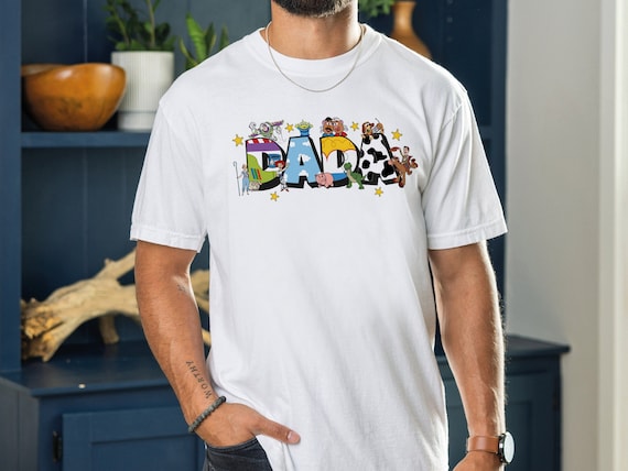 Dada Shirt,  Buzz Lightyear Father's Day T-Shirt, New Dad Bullseye Shirt, land Family Vacation Shirt