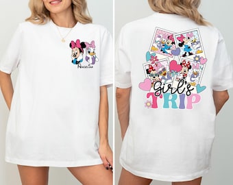 Disney Girls Trip Shirt, Minnie Daisy Besties Summer T-shirt, Best Friends Trip Tee, Disneyland Vacation Sweatshirt,Summer Vacation Crewneck