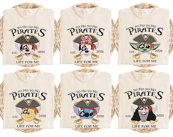 Piraten-Leben für mich Hemd, Disney-Piratenfamilie Shirts, Land Yo Ho Ho Pirate T-Shirt, BTW Piratenleben-Sweatshirt, Piratenfamilienurlaub Rundhalsausschnitt