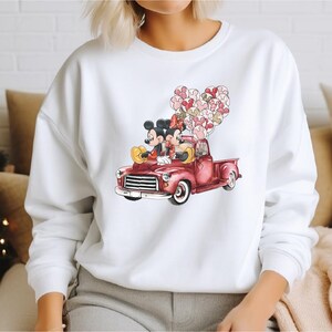 Retro Minnie Mickey Valentinstag Shirt, Disney Minnie Mickey Paar Valentinstag Shirt, Disneyland Valentinstag Shirt, Disney Flitterwochen Shirt