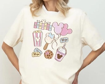 Disney Snacks Shirt, Magical Snack T-shirt, Disney Mickey Ears Tee, Disney Food Tour Sweatshirt, Disneyland Vacation Hoodie, WDW Food Lover