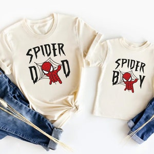 Spinnen Familie Shirt, Spinnen Papa Shirt, Spinnen Mama Shirt, Spinnen Junge Shirt, Spinnen Mädchen Shirt, Spider Man Shirt, Disney Kinder Shirt